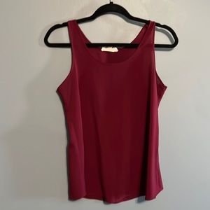 Maroon tank top